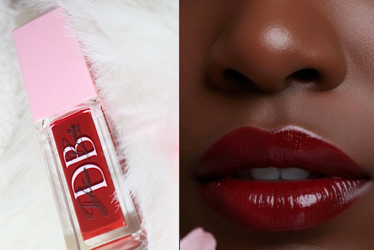 DANOUNOUBEAUTY Lip Gloss – Cherry Bomb