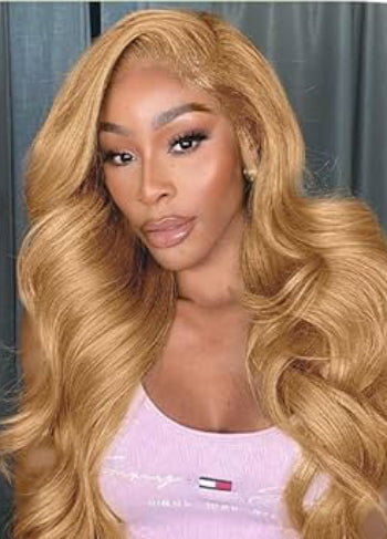 (Copy) DANOUNOU Loose Body Wave, 13*6, 250% Density Virgin Hair/ Color, Honey Blonde, 100% Human