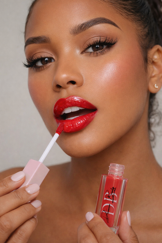 DANOUNOUBEAUTY Lip Gloss – Cherry Bomb