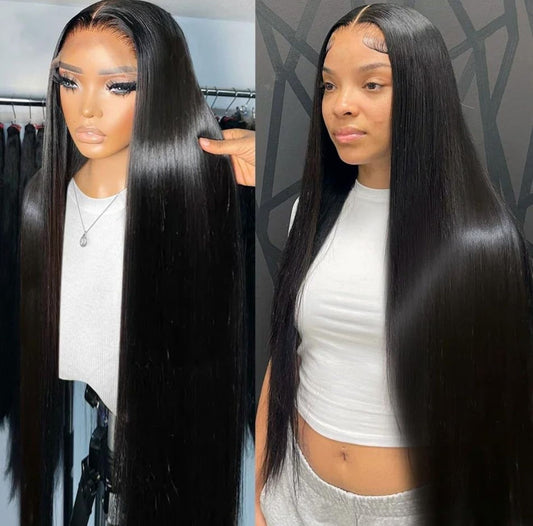 Danounou Straight 13*6 Transparent Lace, 250% Density, Natural Color/ Premium Hair/ 100% Human
