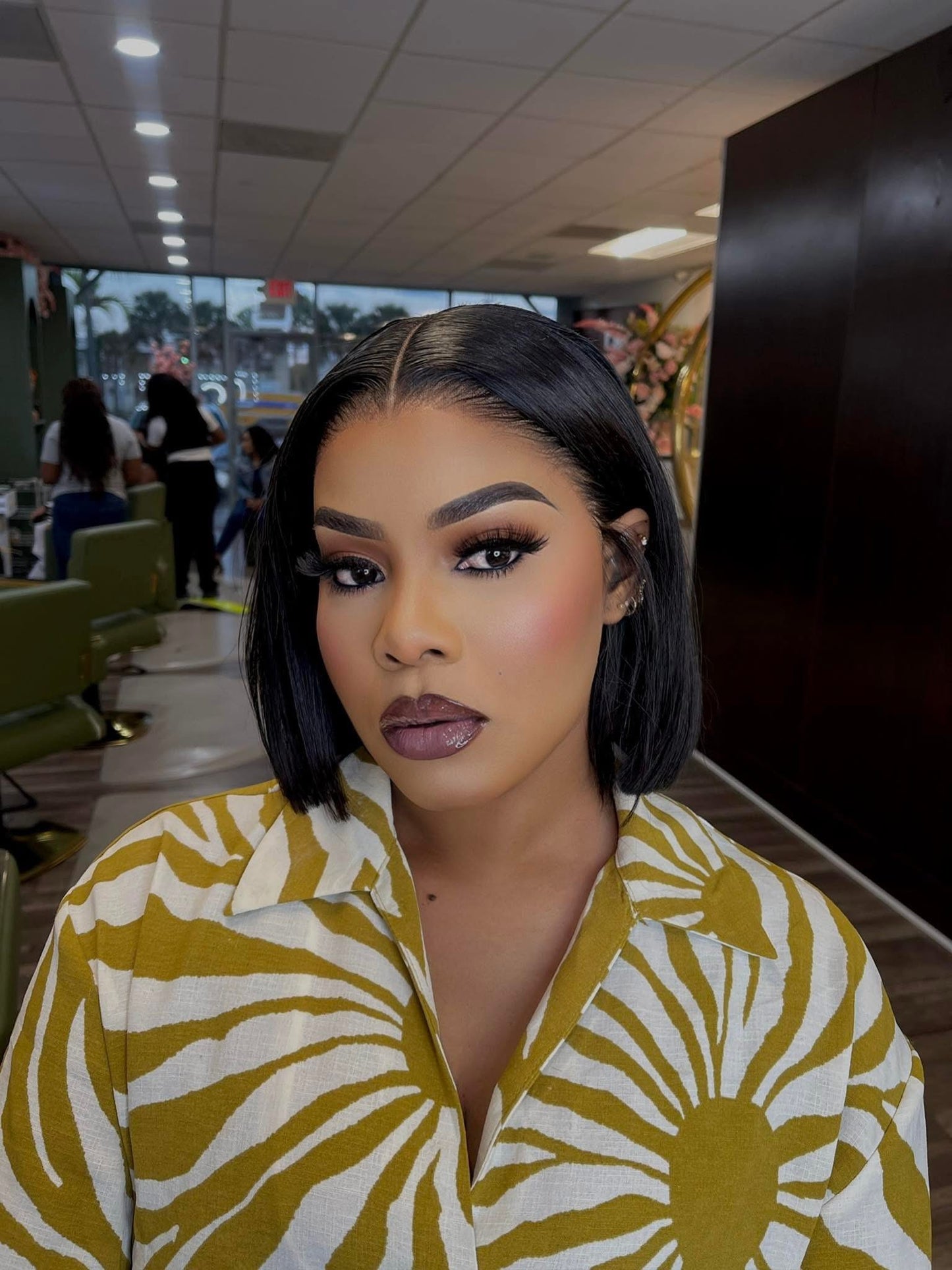 DANOUNOU Bob Straight Full Frontal 13*6, 250% Density/ 100% Human Hair