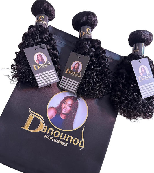 Danounou Bundles Curly 100% Human Natural Color