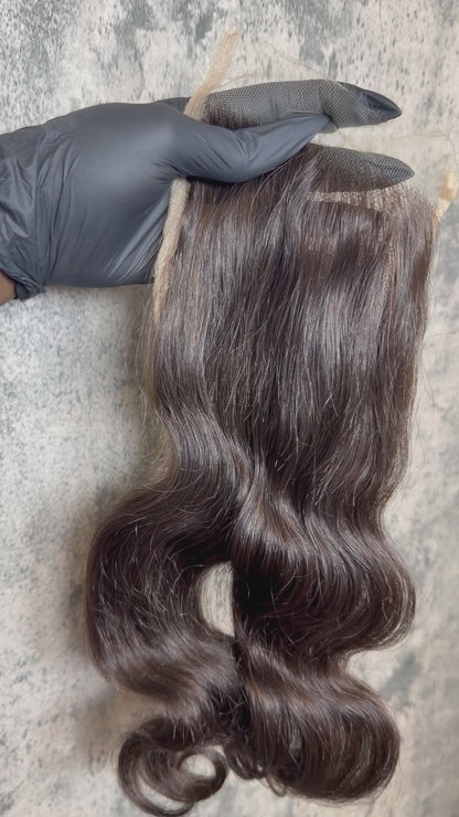 DANOUNOU Raw Body Wave HD Lace Closure | 100% Human Hair