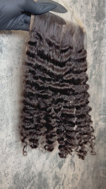 DANOUNOU Raw Burmese Curly HD Lace Closure | 100% Human Hair